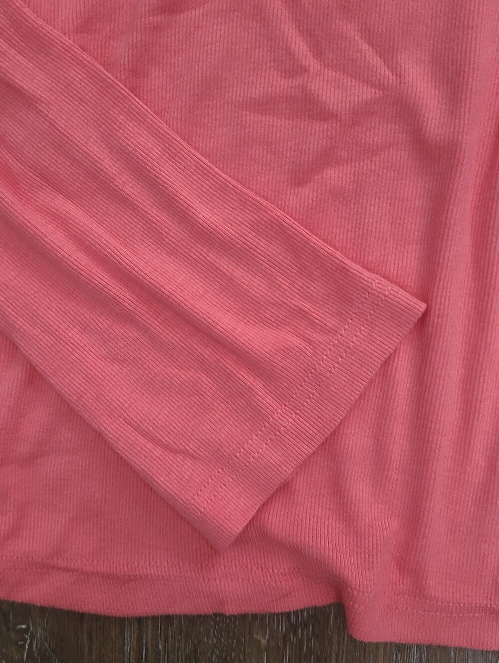 POL Ribbed Henley Womens Size Large - Picture 4 of 5